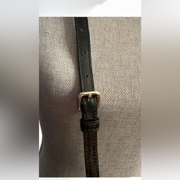 KATE SPADE POLKA DOT CROSSBODY NWOT PATENT LEATHER STRAP RED LOGO INTERIOR - Picture 3 of 6